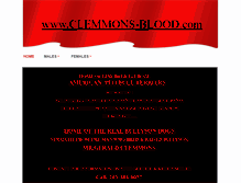 Tablet Screenshot of clemmons-blood.com